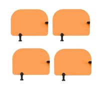 Urinal Partition, Children's Toilet Partition 0.5 Inches Thickness, Strong and Durable, for Kindergarten, Schools, Public Place(Orange 4pcs,70x60cm)