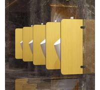 Urinal Partition for Men's Restroom, 90x40cm Wall-mounted Urinal Screen Toilet Partition, Toilet Protection Divider Sheet, for School/Shopping malls/Public Places(Yellow,2pack)