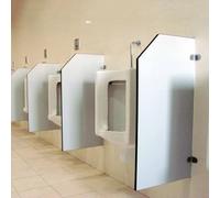 Urinal Partition for Men's Restroom, Wall-mounted Urinal Screen Toilet Partition, 90cm Waterproof Toilet Privacy Screen Divider Baffle, for Public Places Schools Restaurant Companies(A,2pack)