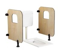 Urinal Partition Privacy Screen - Durable Floor-Mounted Baffle Divider for Enhanced Privacy in Schools and Public Restrooms