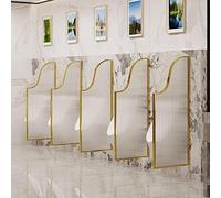 Urinal Partition Screen with Tempered Glass for Public Restrooms