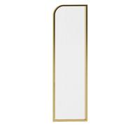 Urinal Partition Wall Divider Translucent Glass Panels, Bathroom Partition Toilet Privacy Screen Tempered Glass Panel, Room Dividers Decorative Separation Wall Divider(Color:Brushed champagne gold)