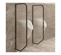 Urinal Partition, Wall-Mounted Urinal Partition, Translucent Panel, For Public Space Hotel Restroom(4pcs)
