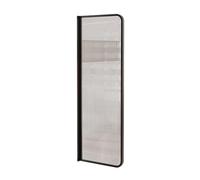 Urinal Partition, Wall-Mounted Urinal Screen Divider, Men's Public Toilet Partition for Hotel Schools Shopping Malls Public Places, Black 4pc