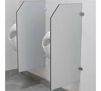 Urinal Partition Wall-mounted Urinal Screen Toilet Partition 90 * 40cm for Men Privacy Screen Creative Partition for Schools Kindergartens Shopping Malls Public Places(2PCS)