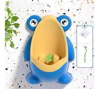 Urinal potties Toddler Urinal Potty Training for Boys, Corner Wall Mount for Kid Spill Proof with Funny Aiming Target, Household Pottys for Boy Only(Blue)
