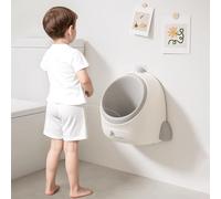 Urinal potties Wall-Mounted Toddler Urinal Potty Training, Height Adjustable Portable Baby Child Toilet, Anti-Splash Young Boy Urinals for Bathroom/Basement/Backyard