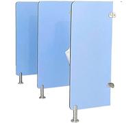 Urinal Privacy Screen Floor-Mounted Partition Divider for Public Toilets, Schools, Shopping Malls - Adult Male Toilet Protection Extender