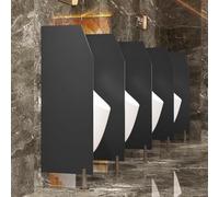 Urinal Privacy Screen with Stainless Steel Fittings for Public Restrooms