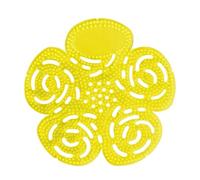 Urinal Screen Deodorizer 10 Pack Anti Splash Scented Urinal Cakes Urinal Mats Screens Deodorizer Fresh Pads for Toilet Bathroom Office School Restaurant (Yellow, Lemon)