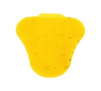 Urinal Screen Deodorizer, 2Pcs Urinal Mats Triangle Anti Splash Deodorizer Fresh Pads for Schools Bathrooms Restrooms (Orange)