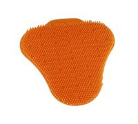 Urinal Screen Deodorizer, Urinal Cakes for Men Bathroom,3D Wave Anti Splash Odor Protection Urinals Cakes Triangle Fragrant Ball Urinals Screen Deodorizer Mats for Men Toilets (Orange)