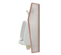 Urinal Screen Divider for Men's Restrooms, Wall-Mounted Privacy Extender Baffle for Shopping Malls and Public Facilities