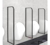 Urinal Screen Partition Wall-Mounted Divider, Baffle Extender for Schools Shopping Malls Public Places Toilet Room Separator