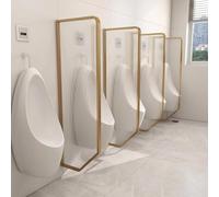Urinal Screen Toilet Partition, Urinal Partition Urinal Privacy Screen Wall-Mounted Urinal Baffle， Public Toilet Stainless Steel Baffle ， Wall-Mounted Room Decorative Separating Divider, For