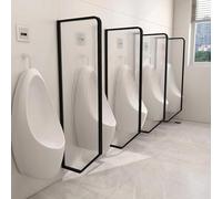 Urinal Screen Toilet Partition, Urinal Partition Urinal Privacy Screen Wall-Mounted Urinal Baffle， Public Toilet Stainless Steel Baffle ， Wall-Mounted Room Decorative Separating Divider, For