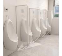 Urinal Screen Toilet Partition, Urinal Partition Urinal Privacy Screen Wall-Mounted Urinal Baffle， Public Toilet Stainless Steel Baffle ， Wall-Mounted Room Decorative Separating Divider, For