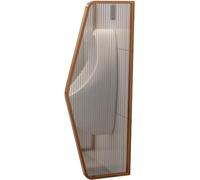 Urinal Screen Toilet Partition, Urinal Partition Wall-Mounted Men Urinal Privacy Screen, Public Toilet Partition Stainless Steel Urinal Baffle ，Glass Panel Room Dividers Decorative Separatio