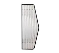 Urinal Screen Toilet Partition， Urinal Privacy Screen Tempered Glass Partition Stainless Steel Wall-Mounted Multicolor(Black4pcs)