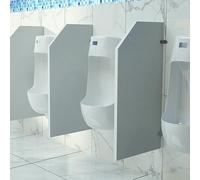 Urinal Screen, Wall-Mounted Toilet Partition for Men's Restroom Privacy, Waterproof Urinal Baffle for Hotels and Public Facilities