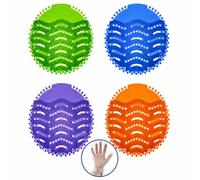 Urinal Screens 25 Pack with Disposable Gloves, Deodorizing Urinal Mats for Men’s Restrooms, Anti Splash Urinal Pads, Long Lasting Scent, Universal Fit Drain Covers for Bathroom, Office, Hotel, School