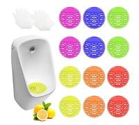 Urinal Screens Deodorizer, 12 Packs Urinal Screen Splash Mats, Urinal Splash Mats, Urinal Mats Pads Deodorizer, Urinal Deodoriser for Bathroom, Restaurants, Offices, Schools, Fresh Fragrance