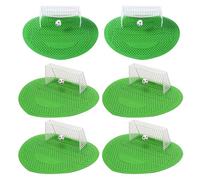 Urinal Sieve, Pack of 6 Urinal Screen, Urinal Sieve with Fragrance, Funny Football Goal Design, for Office Buildings, Stadiums, Internet Café, Hotels, etc