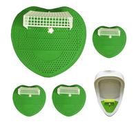 Urinal Splash Guard - 7.28 * 7.59 in Anti Splashs Urinal Screen | 4 Pieces Screens Inserts Strainer with Football Goal | Pissoir Insert Guards for Bar, Foot Bath, Hotel, Dining Room