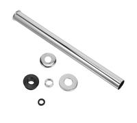 Urinal Straight Pipe Kit and Decorative Cap with Rubber Gasket | Includes Sealing Ring, Flush Valve Extension Pipe, and Rubber Flange Gasket, Fits Residential Bathrooms and Floor Drain