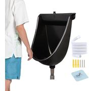 Urinal Toilet for Men Urinal Flush Function with Urine Separator Urinals for Men Outdoor Home Student Dorm Garden RV Apartment