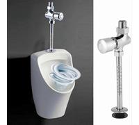 Urinal Toilet with Curved Pipe Design for Efficient Water Supply