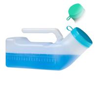 Urinals for Men Urinal Bottles Male Pee Bottle with Glow in The Dark Cap Lid Spill Proof Camping Urine Bottles Bedpan for Man Travel Hospitals 1000ML