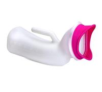 Urinals for Women and Men 1000ML Urine Bottles Male Spill Proof Easy Grip Handle Leakproof Portable Urinal Toilet with Female Urinal Attachment Travel Urinal Reusable Unisex Pee Bottle Container