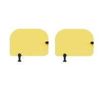 Urinals partition for Men Kindergartens Urinal Screen Toilet Partition, Children's Urinal Partition, Urinal Privacy Screen, Suitable For Schools And Public Places(Yellow 2pcs,70x60cm)