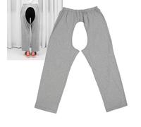 Urinary Incontinence Care Trousers, Patient Care Pant, Front Rear Crotch Opening, Nursing Clothes for Elderly(2XL)