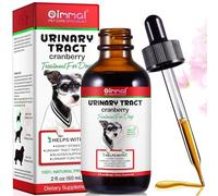 Urinary Tract Infection Treatment for Dogs, Dog Urinary Tract Support Drops, Natural UTI Treatment Supplement, Support Healthy Bladder & Kidney with Cranberries
