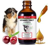 Urinary Tract Infection Treatment for Dogs, Natural Urinary Tract Support Drops, Dog UTI Treatment Supplement, Support Healthy Bladder & Kidney with Cranberries 60ML