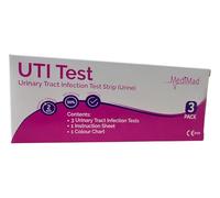 Urinary Tract Infection Urine Test Strips | UTI Tests for Women & Men | 3 Pack