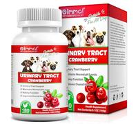 Urinary Tract Treatment for Dogs, 180PCS Natural Dogs Urinary Tract Infection Tablets Supports Bladder & Kidney, Keep Pet Renal Health & UTI Care Dogs, Chicken Flavor