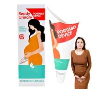 Urination Device for Women, 20 Pieces Portable Ladies Pipi Funnel, Female Urinal, Waterproof Women Pipi Cup, Girls Urinal Funnel for Pregnant Women, Wounded