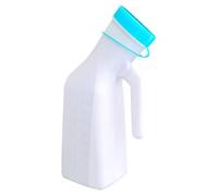 Urine Bottle，Male Urinal Mens Urinal Bottle Spill Proof for Seniors with Luminous Lid Portable Urinals for Male Nighttime Use, Pee Bottle 1000ml Pee Container Men, for Camping Travel Pee Jug(Blue)