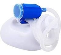 Urine Bottle,Male Urinal Portable,Men's Male Bed Urinal Potty Pee Bottle 2000ML Collector with 1.6M Tube