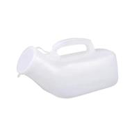 Urine Bottle,Male Urinal Portable Urinal for Men Spill Proof for Seniors Plastic Male Pee Bottle Portable Nighttime Pee Container for Hospital, Incontinence, Elderly, Bedside Use(White)