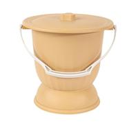 Urine Bottle,Male Urinal Urinal Bucket Chamber Pots for Women with Lid Spittoon Bucket Portable Handheld Thick Pee Bucket Urine Pots Bed Pan for Elder Unisex Potty(Yellow,27.5 * 25.8cm)