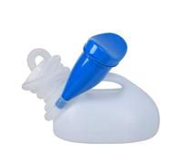 Urine Bottle，Male Urinal Urinals for Men, Male Urinal Bottles with Spill Proof Nighttime Use Pee Bottle, Unisex Portable Pee Container Long Tube with Lid Pee Jug(White)