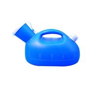 Urine Bottle，Male Urinal Urinals for Men Spill Proof Nighttime for Seniors Durable Bedside Pee Jug Large Capacity Portable Pee Bottle Container with Independent Drain(Blue)