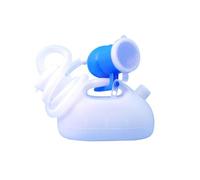 Urine Bottle，Male Urinal Urinals for Men Spill Proof Nighttime for Seniors Durable Bedside Pee Jug Large Capacity Portable Pee Bottle Container with Independent Drain(White with Tube)