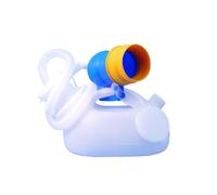 Urine Bottle，Male Urinal Urinals for Men Spill Proof Nighttime for Seniors Durable Bedside Pee Jug Large Capacity Portable Pee Bottle Container with Independent Drain(White Lady)