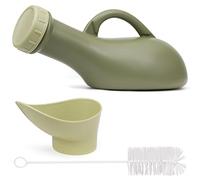Urine Bottle Spill Proof Unisex: Portable Women Mens Urinals Screw Top Lid Pee Female Funnel Urine Bottles Container Plastic Bed Pan Car Travel Toilet 1000ml Adult Kids Potty Night Wee Pot WC for Male