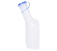 Urine Bottles for Men with Closure, 1000 ml PP Urine Bottle for Men, Men's Bed Bottle Made of Thick Plastic, Urinary Chamber - Portable Urine Bottles for Travel Emergency Bed Camping